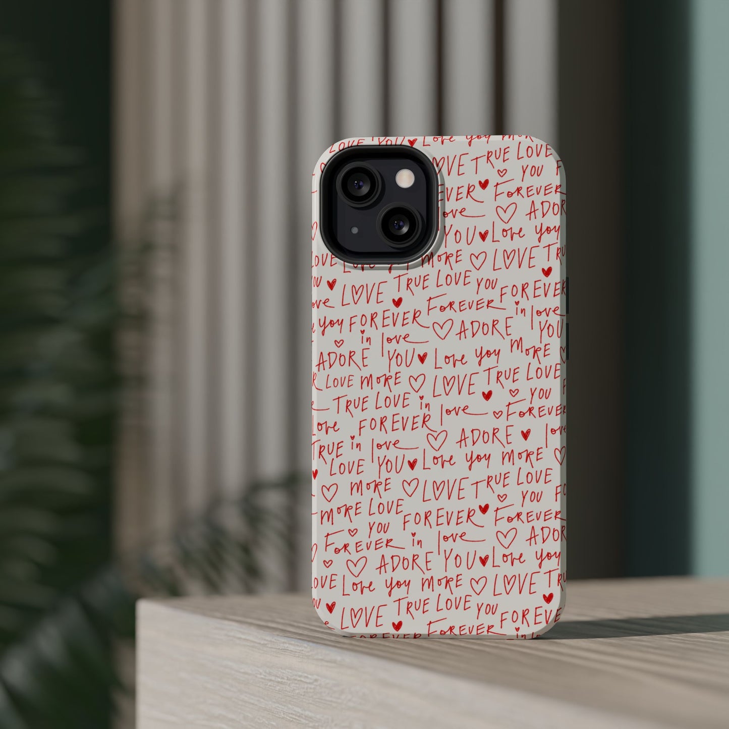 Love Hearts MAGNETIC Tough Case for iPhone, Cute Heart Design, Adore You Case, True Love Protection