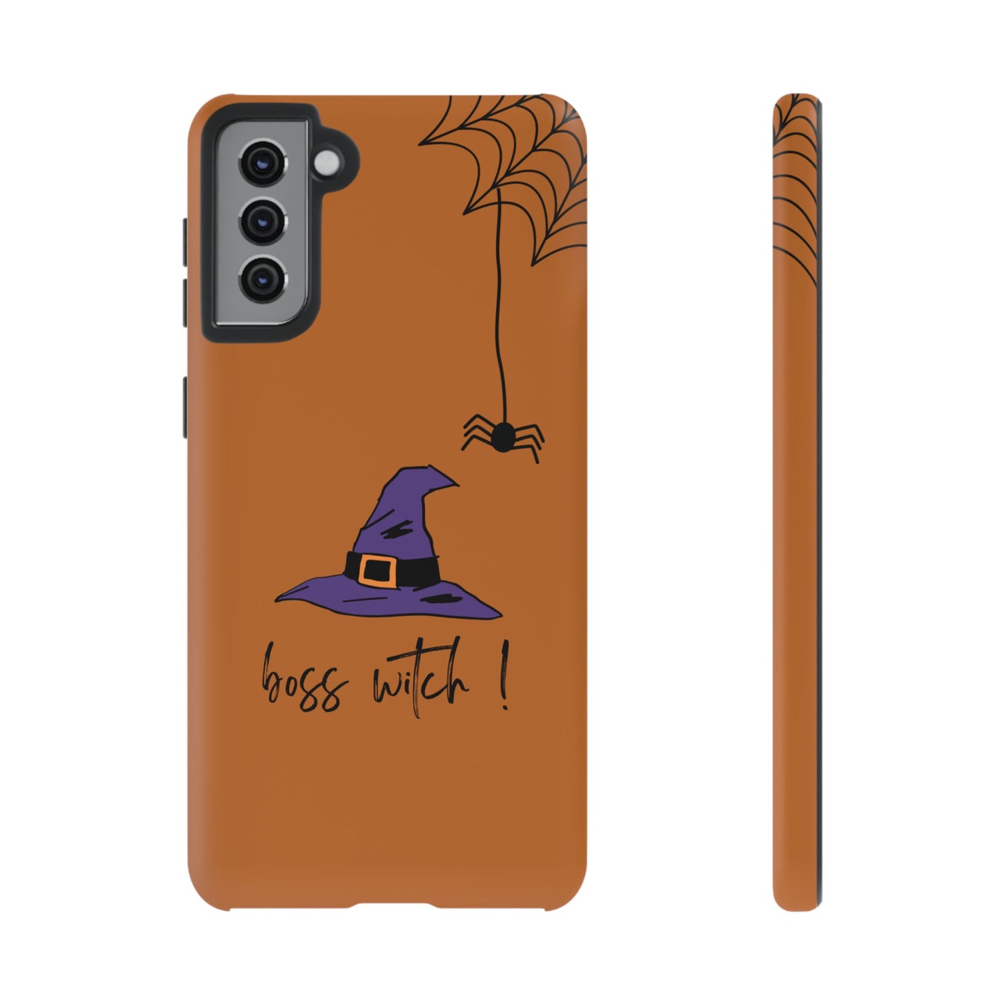 Halloween Phone Case, Boss Witch Phone Cover, Spooky Witch Design, Phone Accessory, Gift for Her, Autumn Decor, Witchy Aesthetic