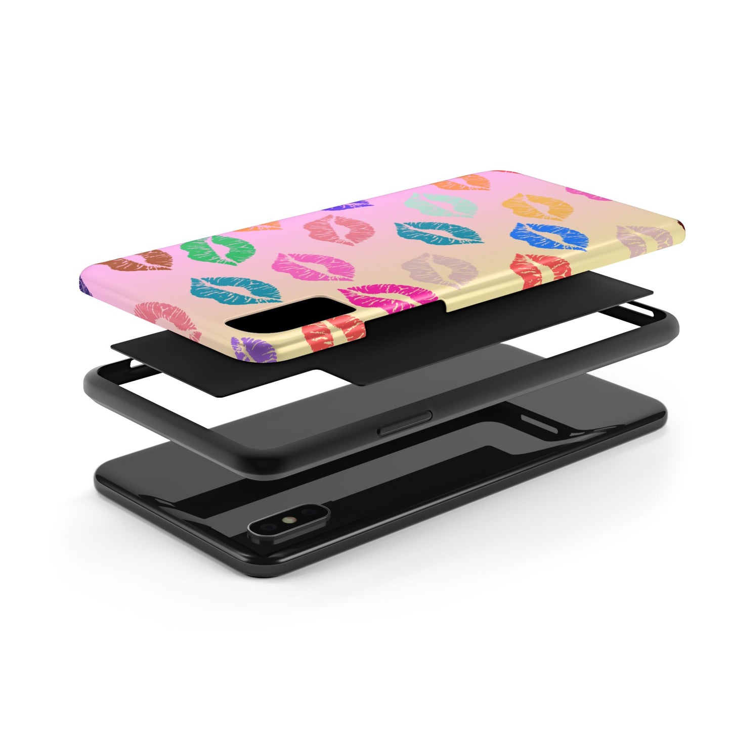 Kiss Print Tough Phone Cases Cute, Durable for Iphone
