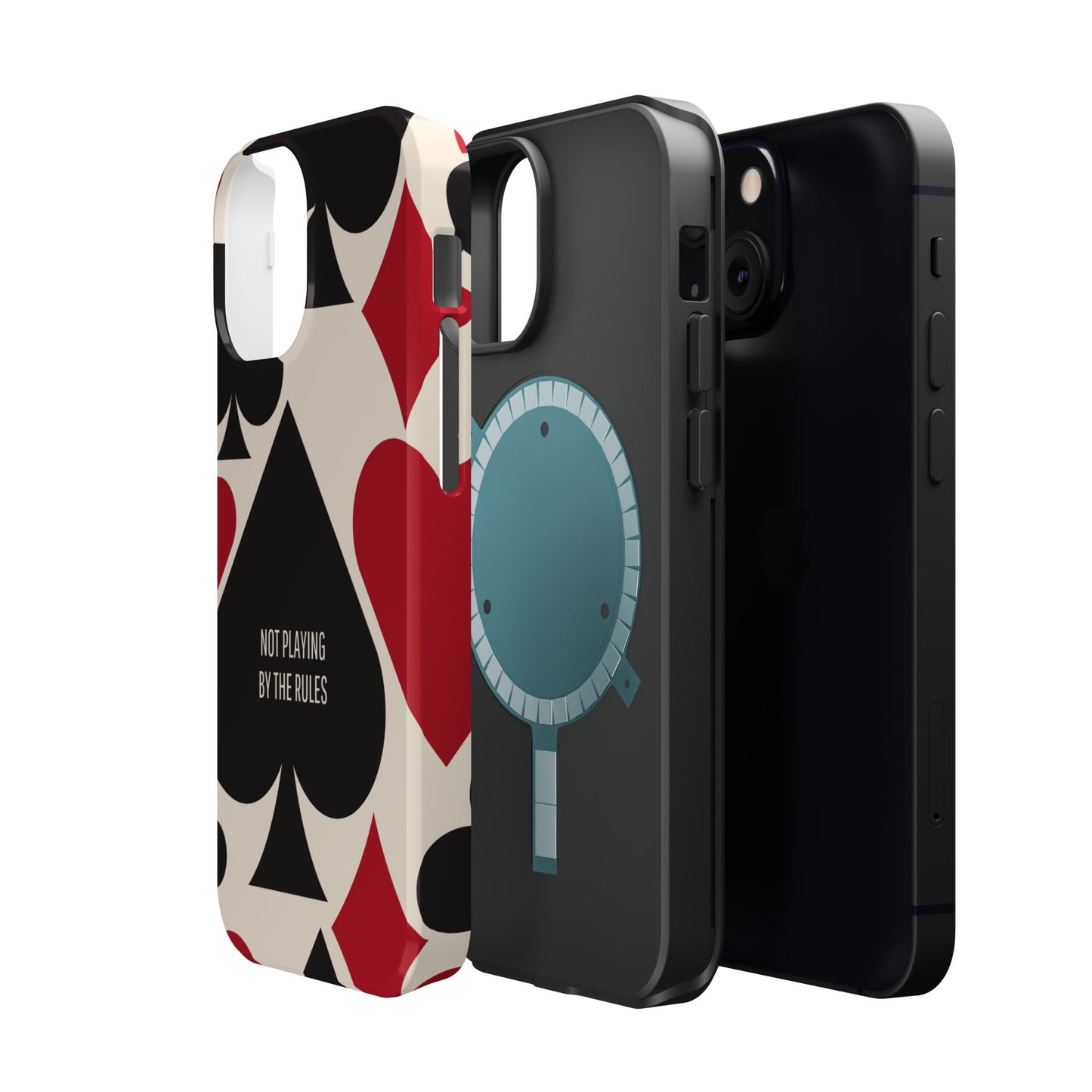 Bold Playing Card Tough Phone Case - Not Playing by the Rules for Iphone