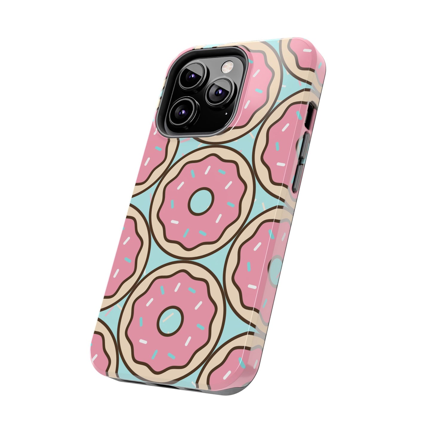 Cute Donut Pattern Tough Phone Case