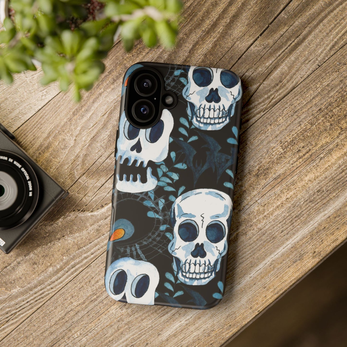 Halloween, Skull, Gothic Phone Case for Iphone - FREE Shipping