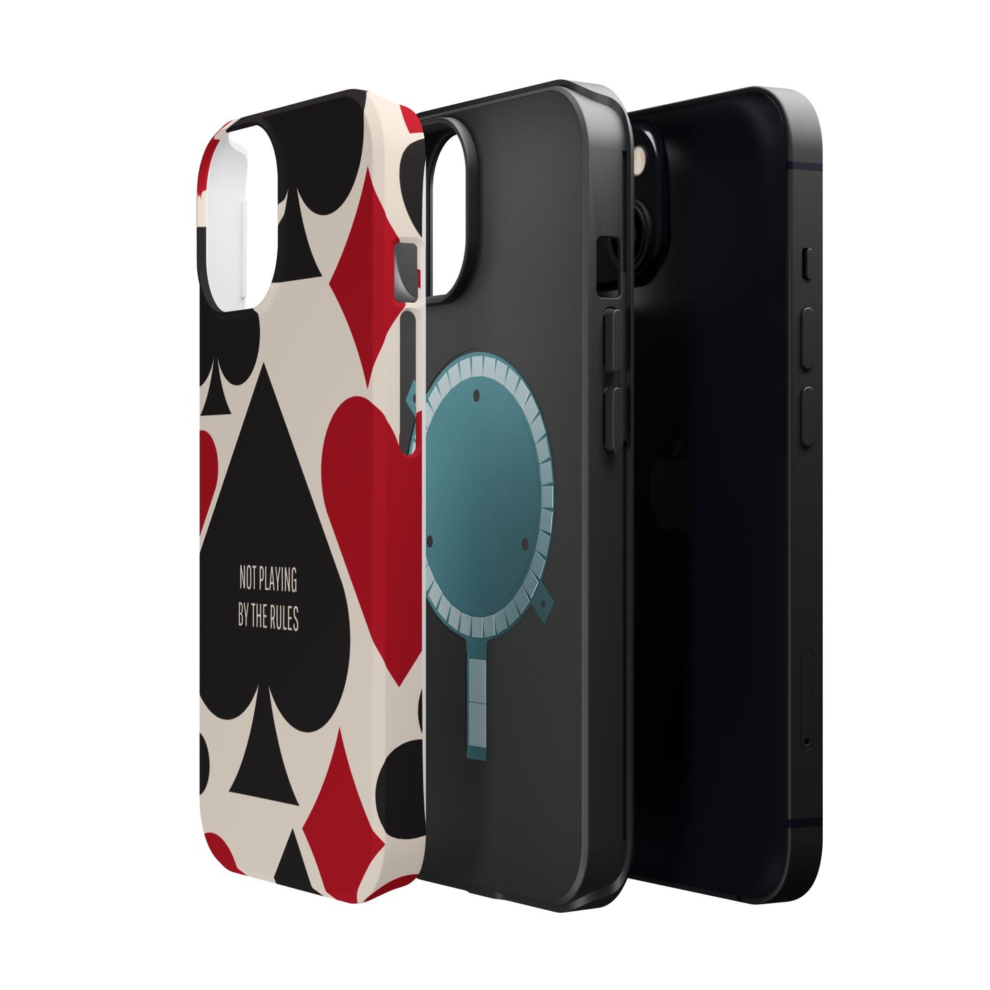 Bold Playing Card Tough Phone Case - Not Playing by the Rules for Iphone