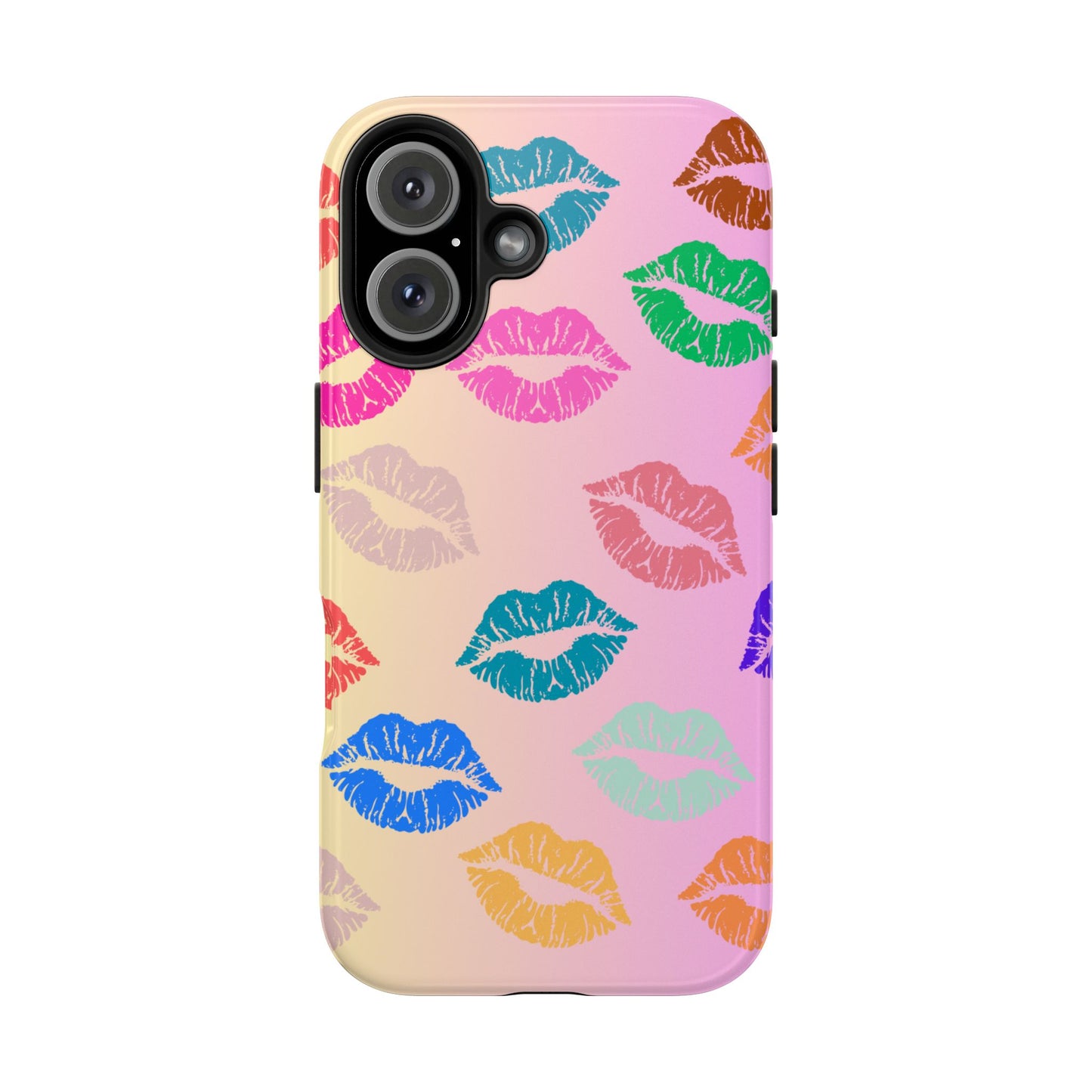 Kiss Print Tough Phone Cases Cute, Durable for Iphone