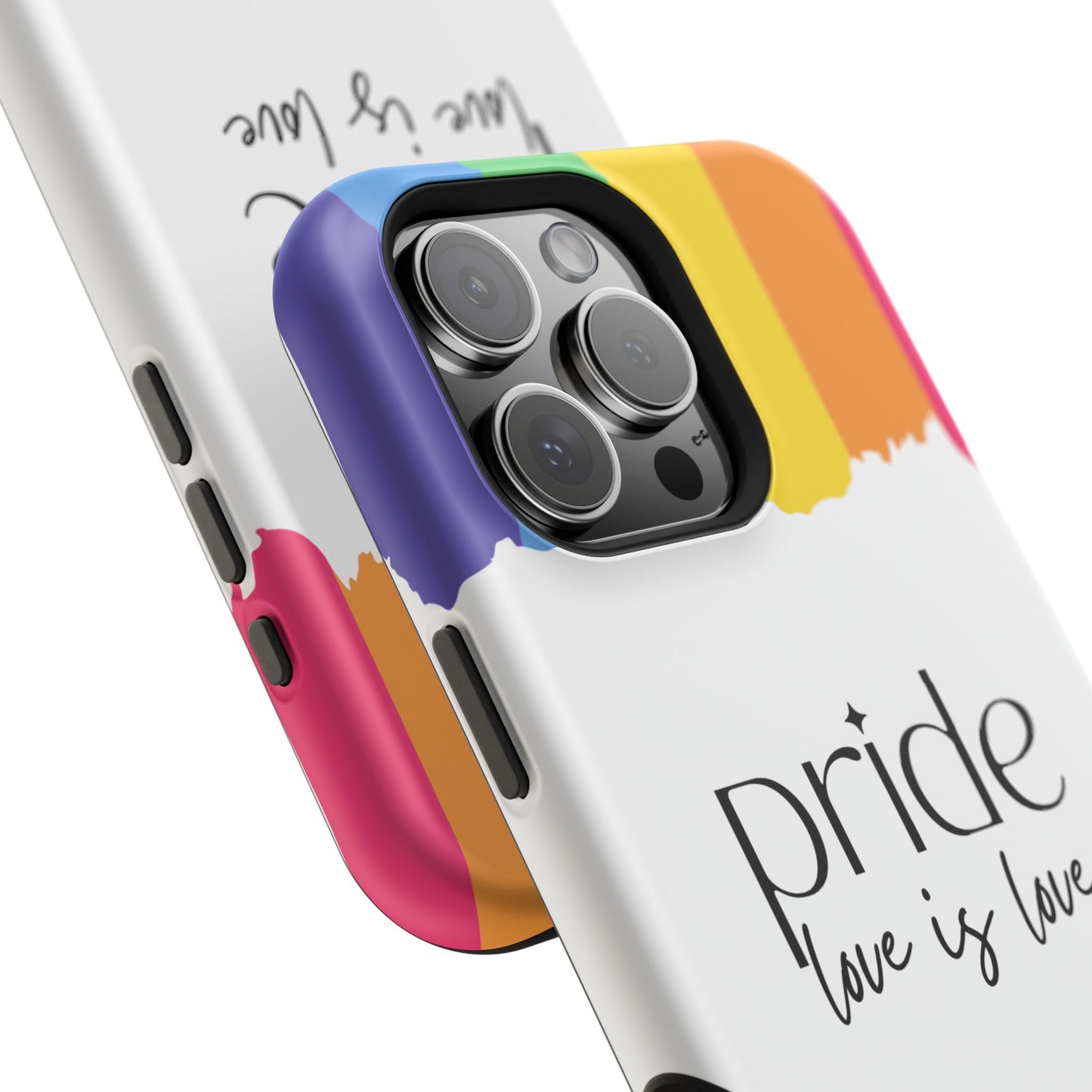 Pride - Love is Love, LGBTQ+, Rainbow Tough Phone Case