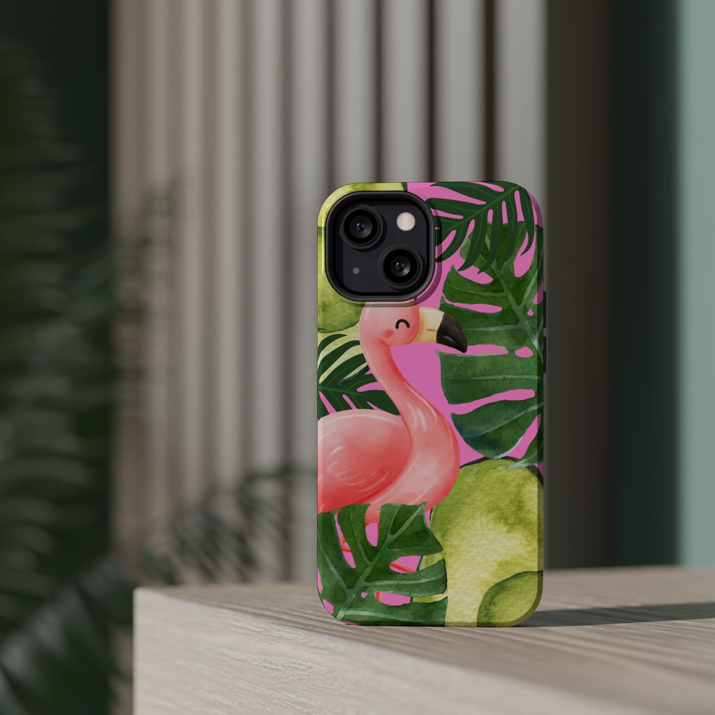 Tropical Flamingo, Cute, Summer Vibes MAGNETIC Tough Phone Case