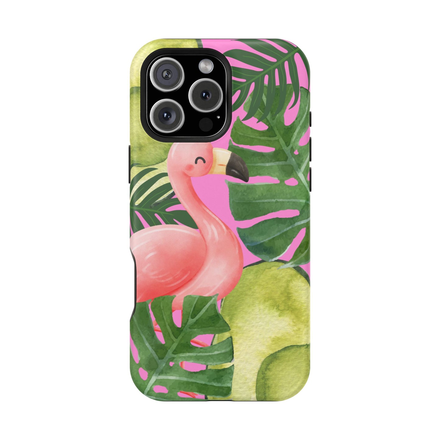 Tropical Flamingo, Cute, Summer Vibes MAGNETIC Tough Phone Case