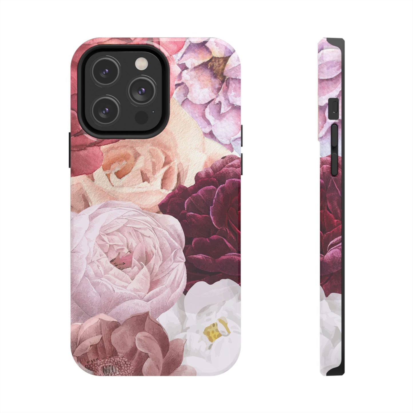 Elegant Protection for Every Occasion Floral Tough Phone Case