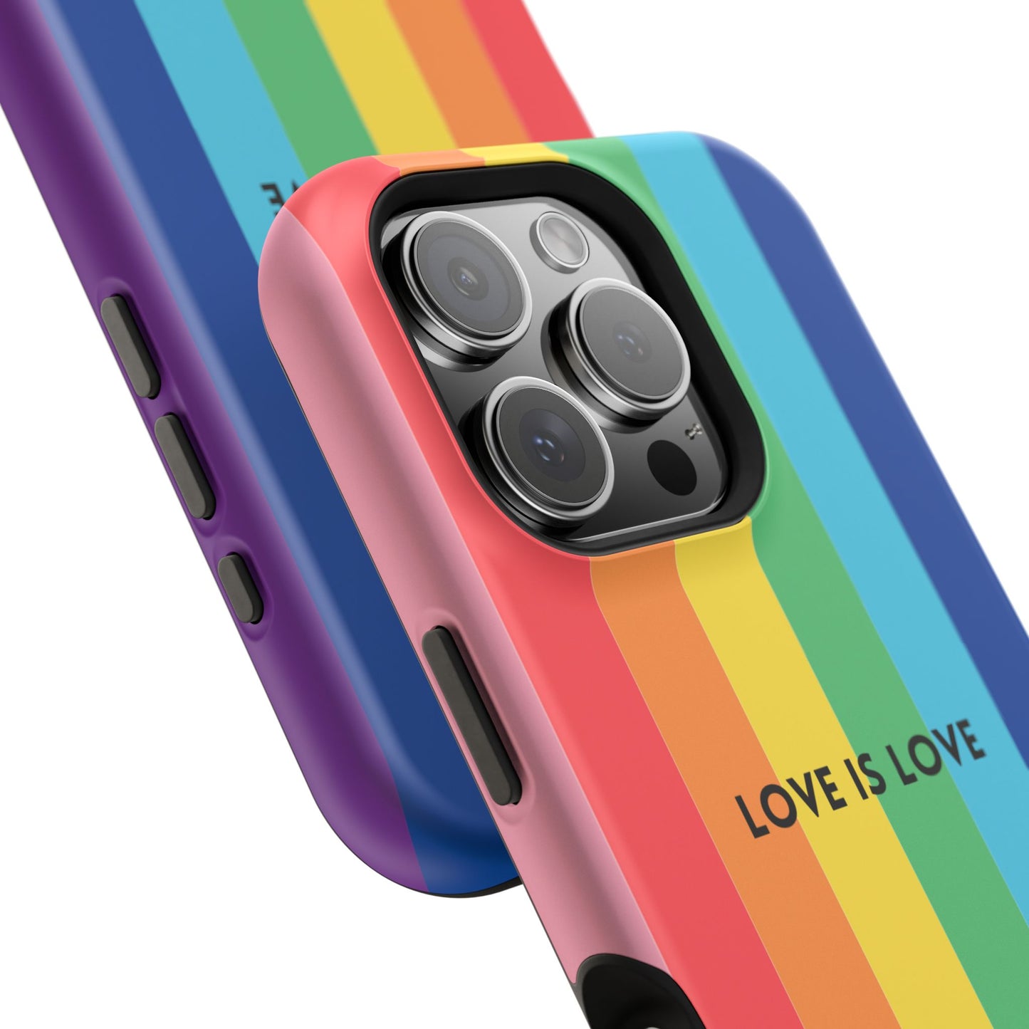 lOVE IS LOVE- Rainbow, LGBTQ+ Pride MAGNETIC Phone Case