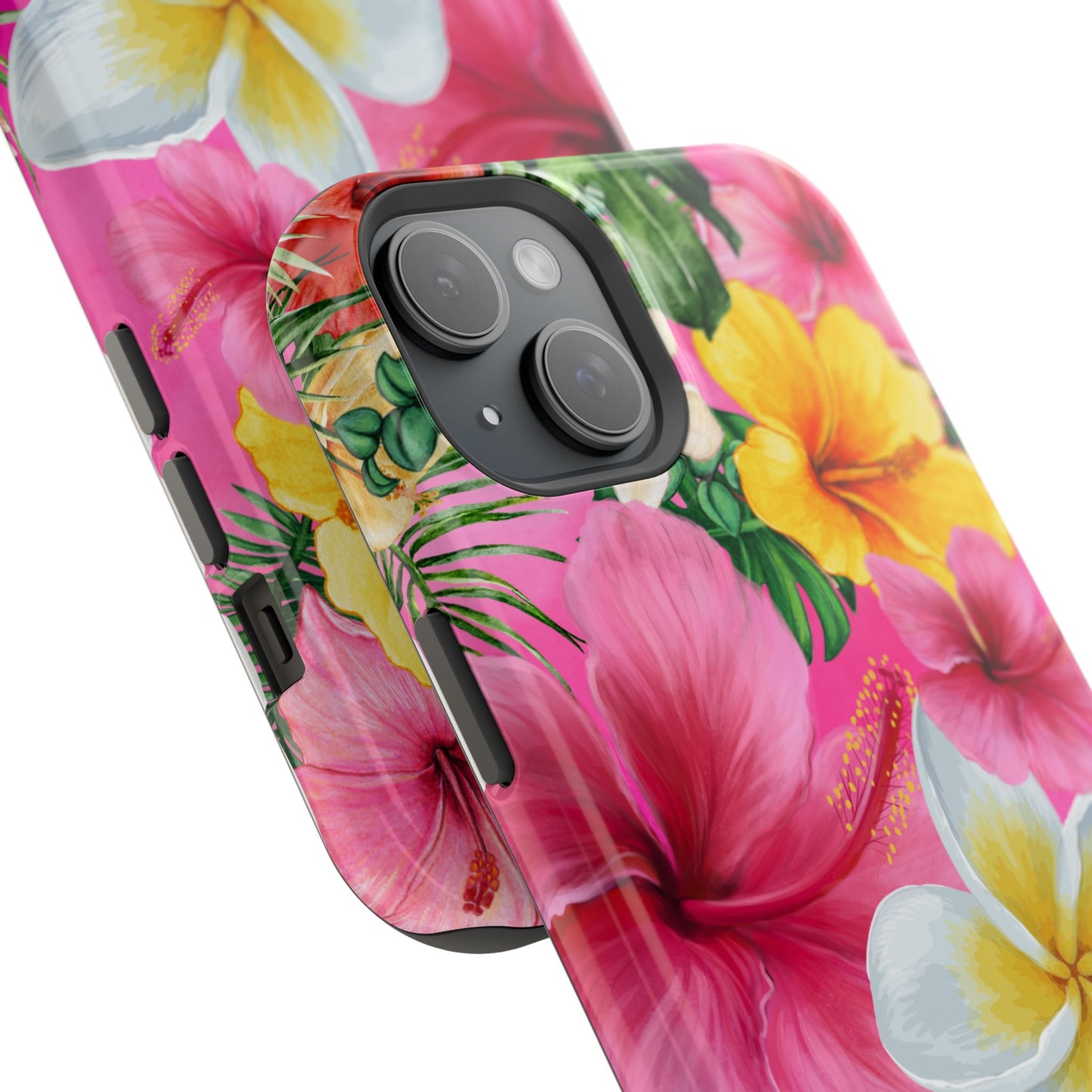 Tropical Floral MAGNETIC Phone Case - Tough, Durable, Chic Protection, Summer Vibes, Gift for Her