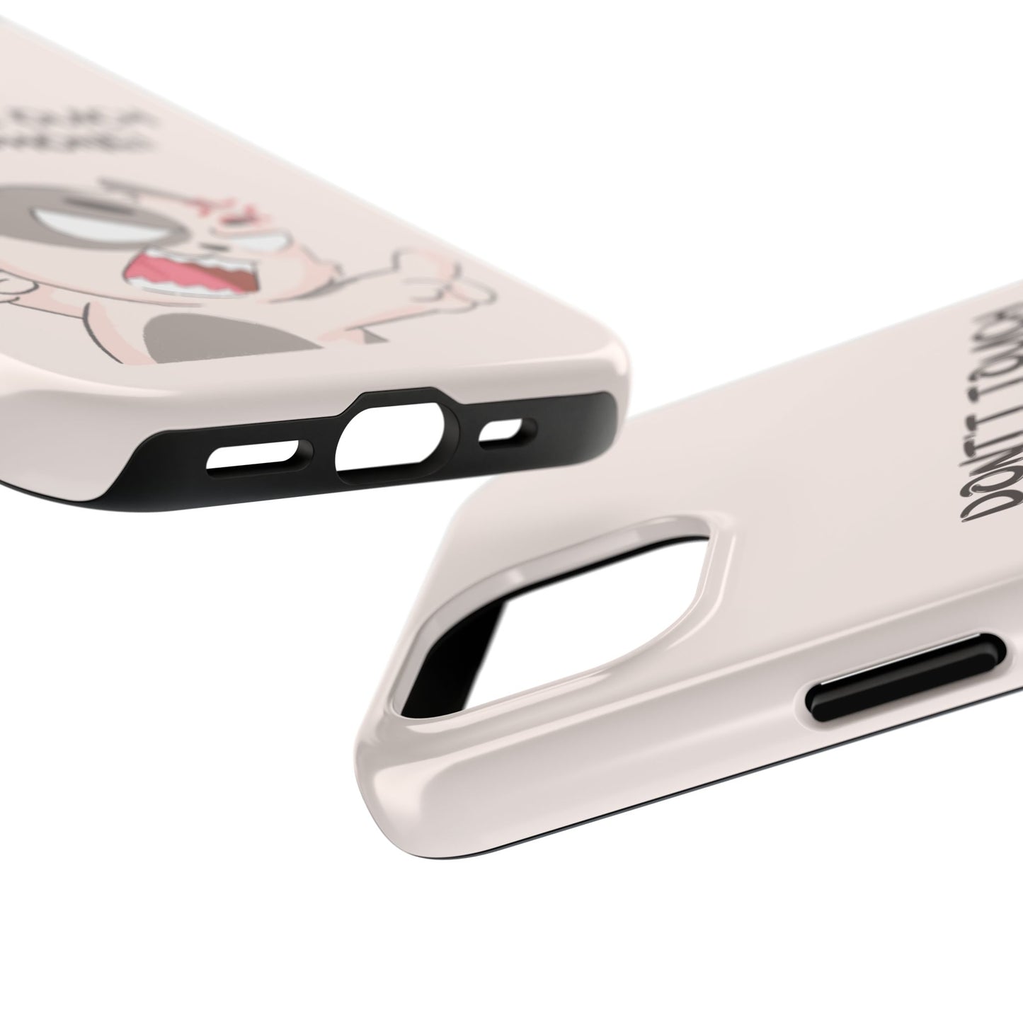 Funny Cat - Don't Touch My Phone! Tough Phone Case