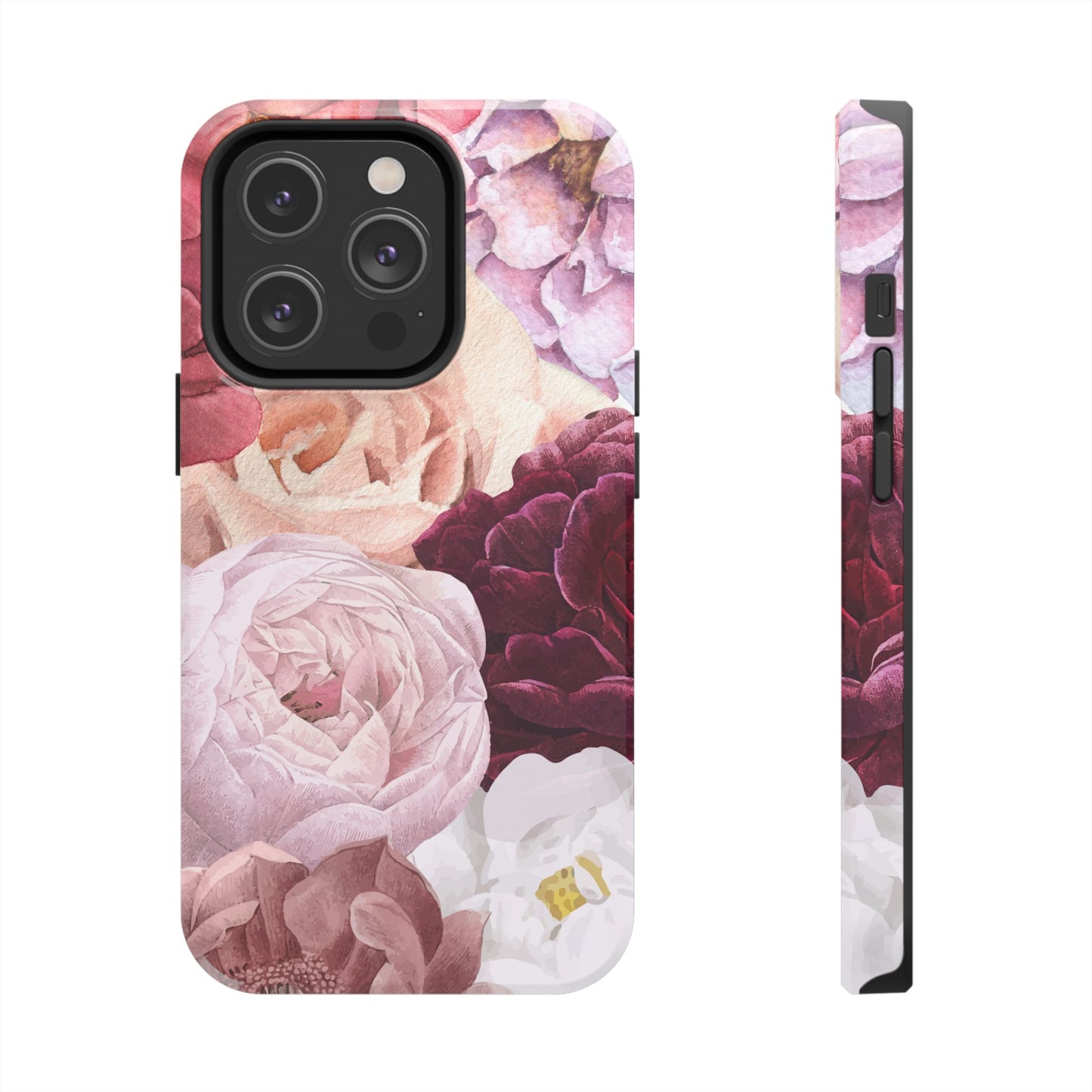 Elegant Protection for Every Occasion Floral Tough Phone Case