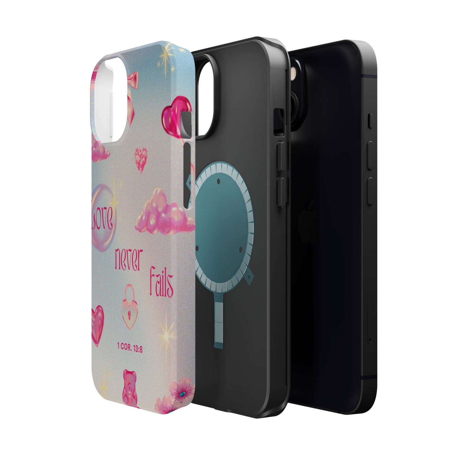 Love Never Fails Bible Verse Tough MAGNETIC Phone Case