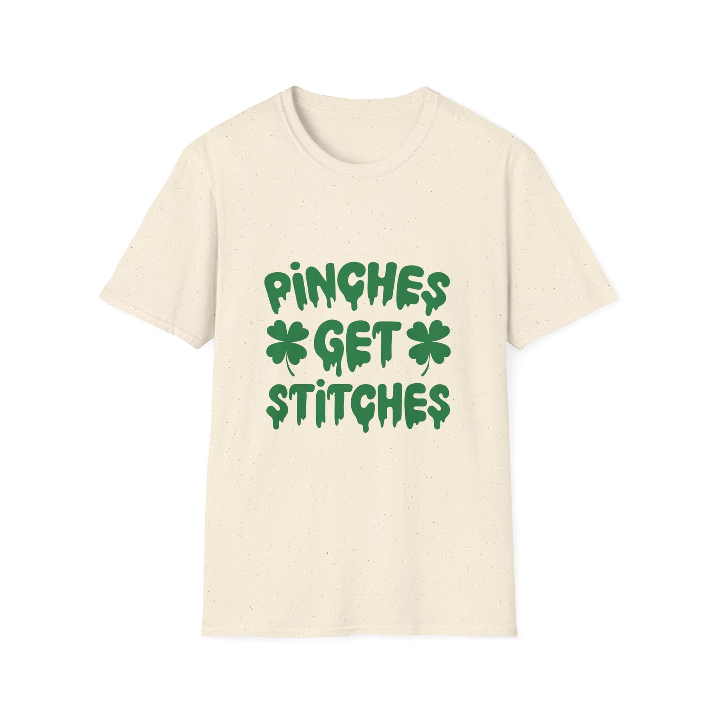St Patrick's Day Unisex T-Shirt - 'Pinches Get Stitches' Tee