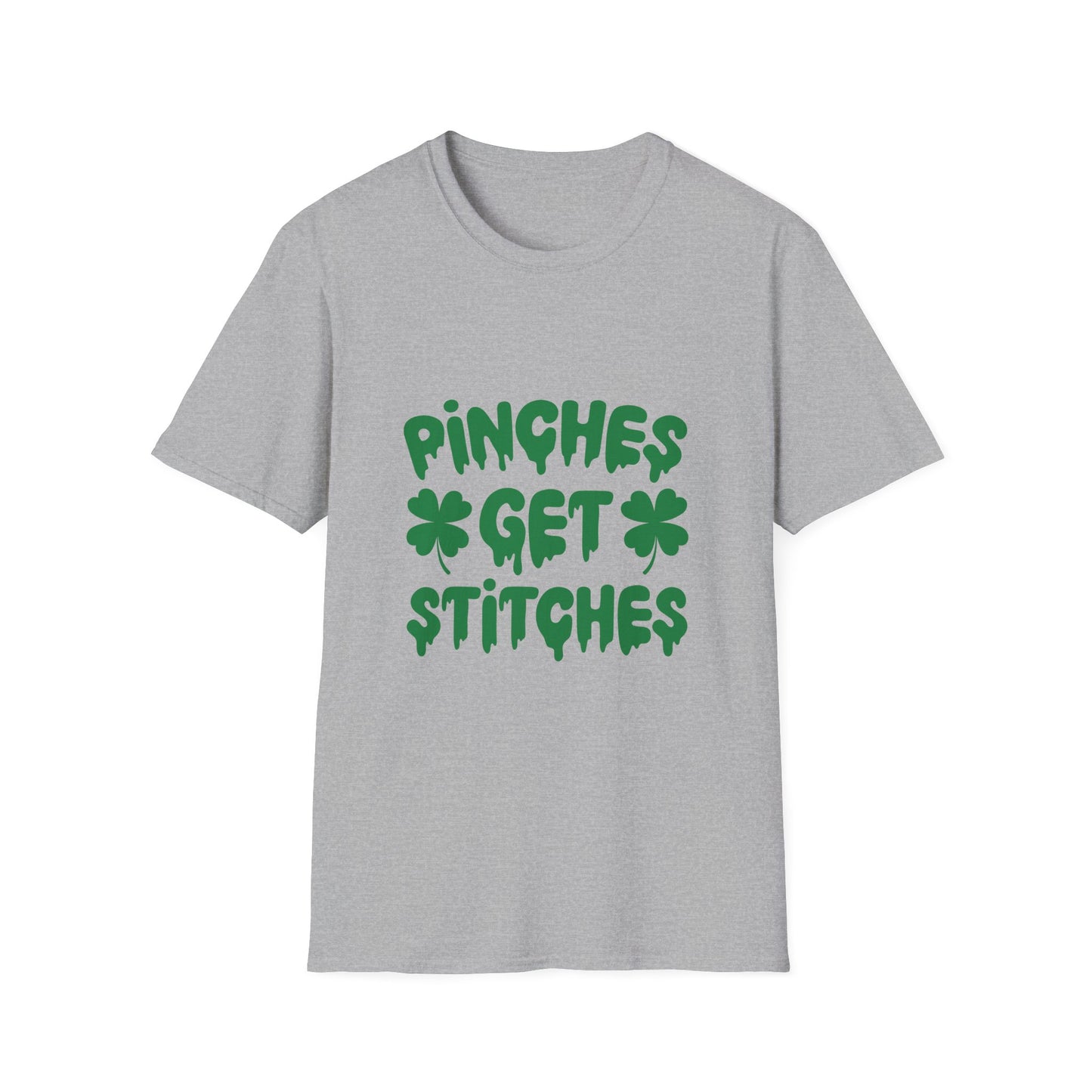St Patrick's Day Unisex T-Shirt - 'Pinches Get Stitches' Tee