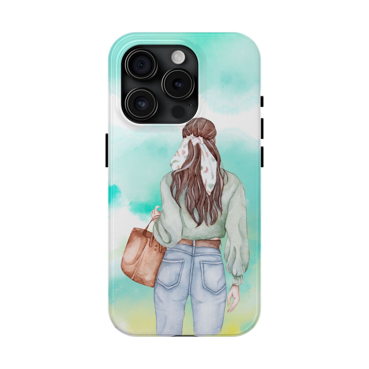 Whimsical Woman Tough Phone Case
