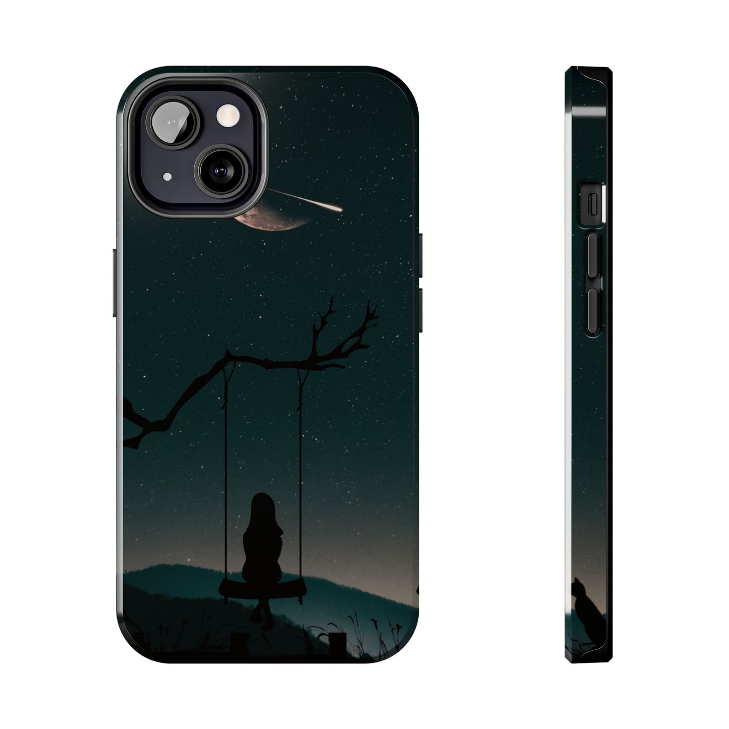 Dreamy Night Sky Tough Phone Cases Unique Celestial Design for Iphone