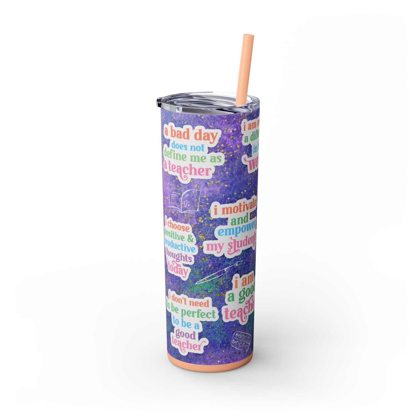 Teacher Daily Affirmation 20 oz Tumbler - Motivational