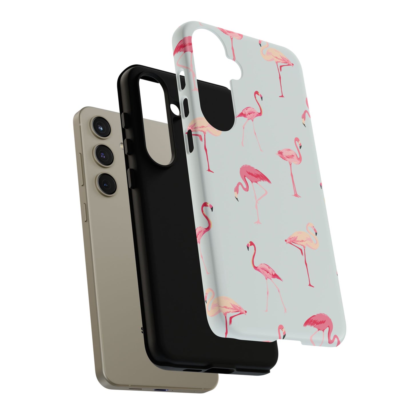 Stylish Flamingo, Summer Vibes Tough Phone Case for Samsung