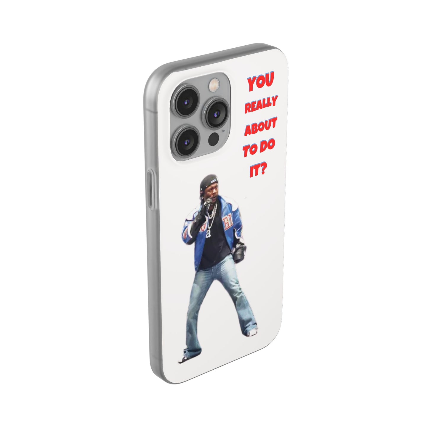 kendrick Lamar Cool Quote Flexi Phone Case - "You Really About To Do It?"