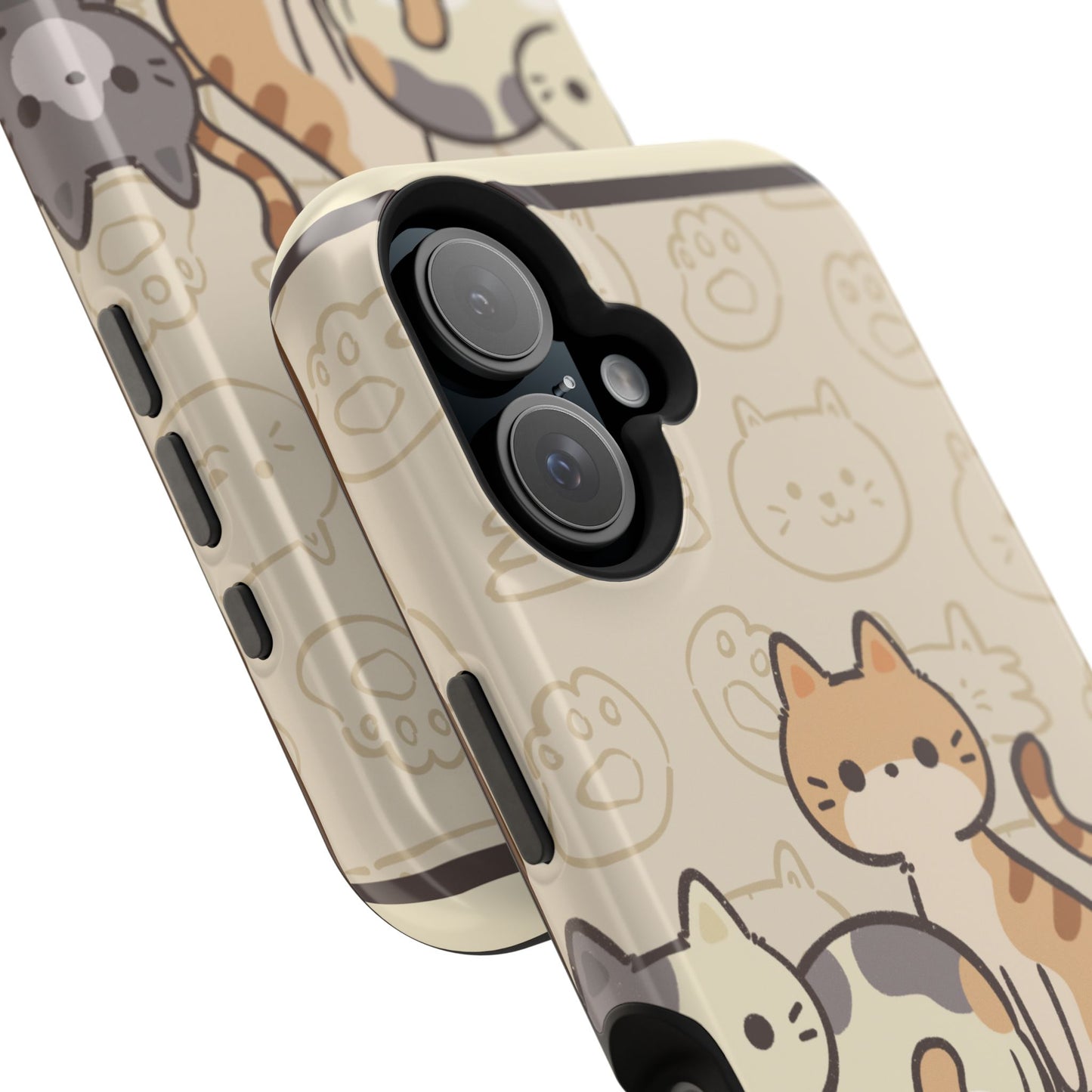 Cute Cat Tough MAGNETIC Phone Case - Don’t Touch My Phone!