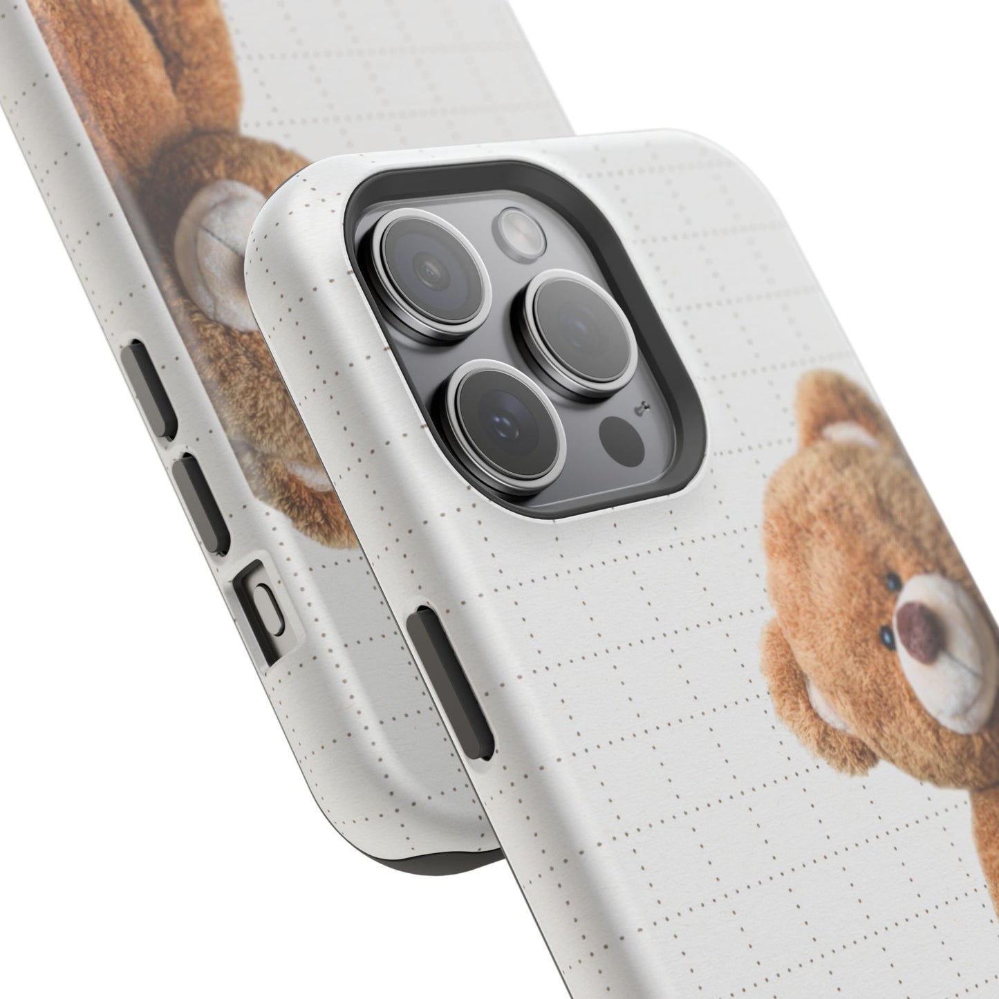 Good Day Teddy Bear MAGNETIC Phone Cases, Cute, Gift for Friends, Teddy Bear Lover's Case
