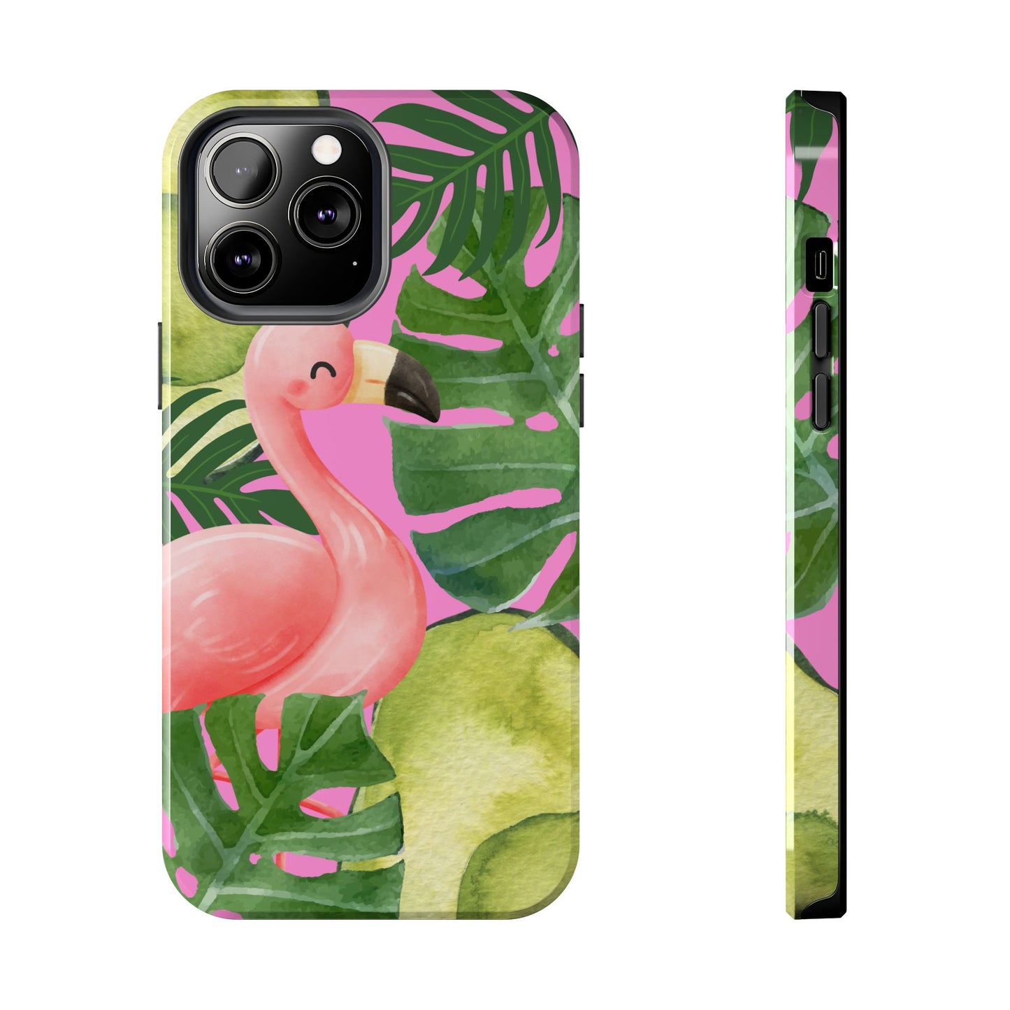 Tropical Flamingo, Cute, Summer Vibes Tough Phone Case