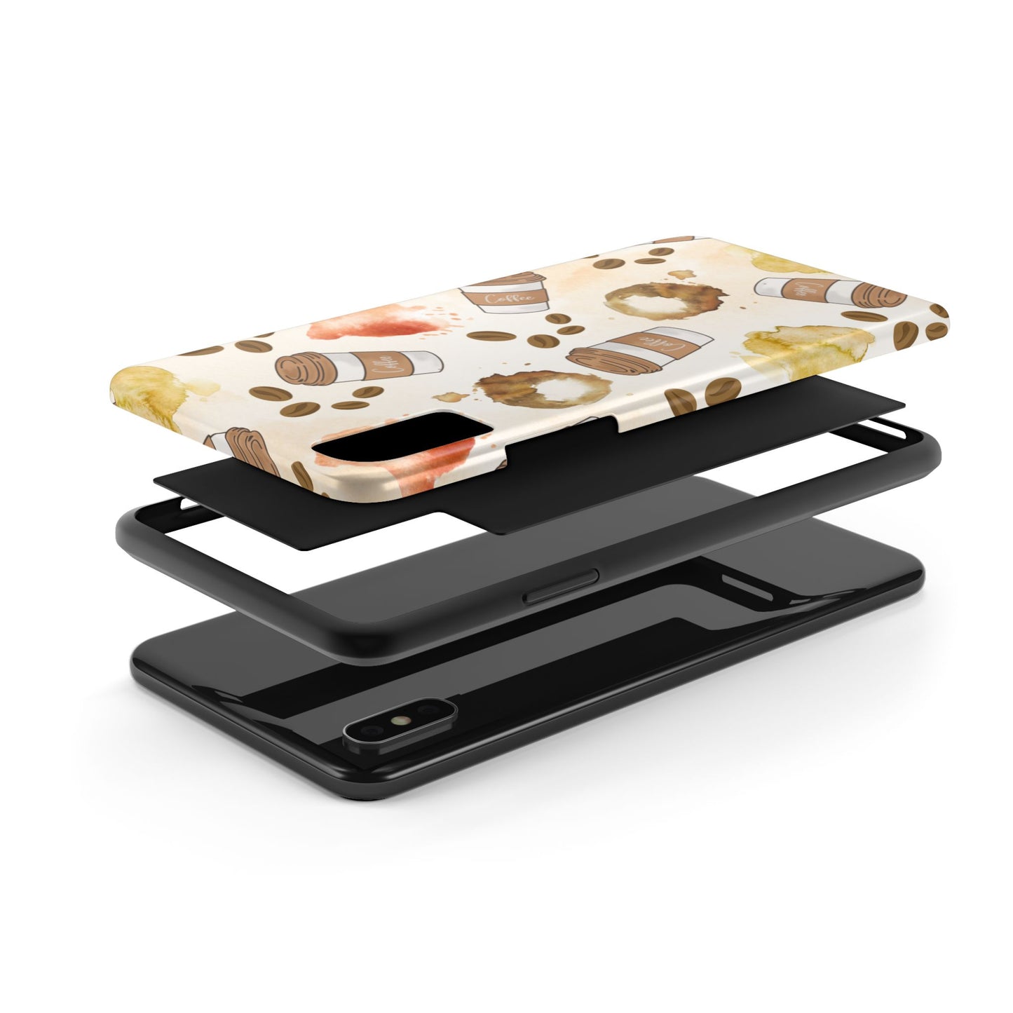 Cute, Trendy, Coffee Lover, Barista Tough Phone Cases for Iphone