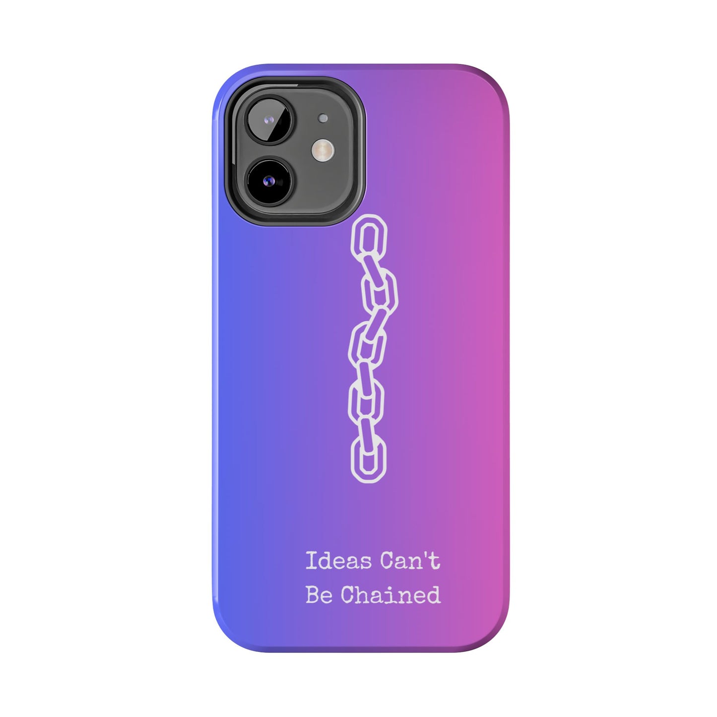 Inspirational, Motivational - Ideas Can't Be Chained Phone Cases
