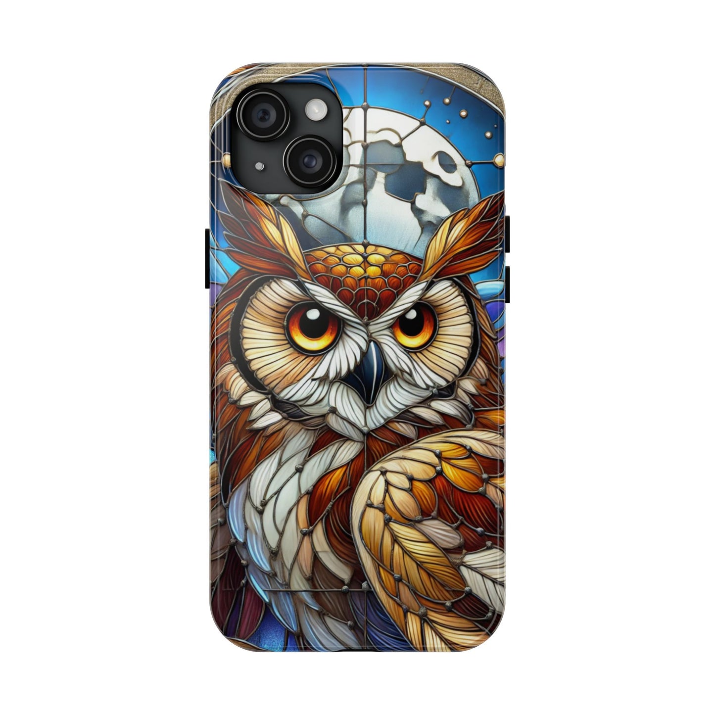 IPhone Case - Owl Stained Glass Design - Durable Protection