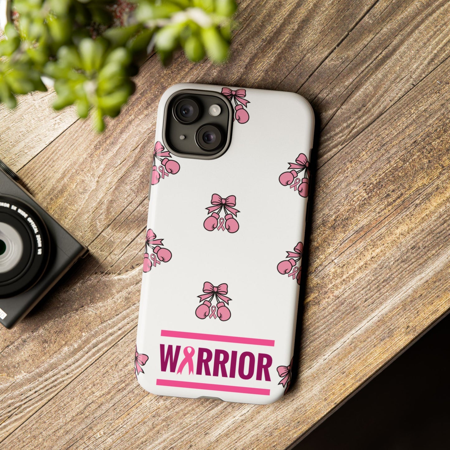 Phone Case - Pink Warrior Cancer Awareness Gift for Breast Cancer Survivor for Iphone
