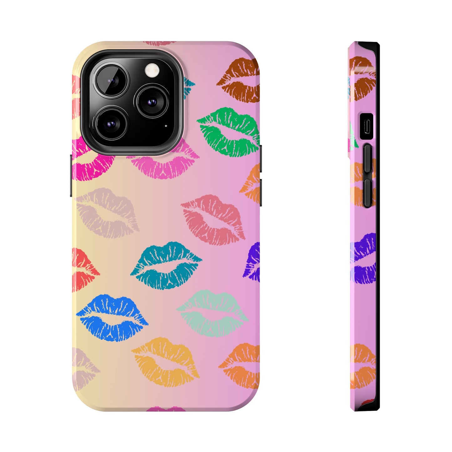 Kiss Print Tough Phone Cases Cute, Durable for Iphone
