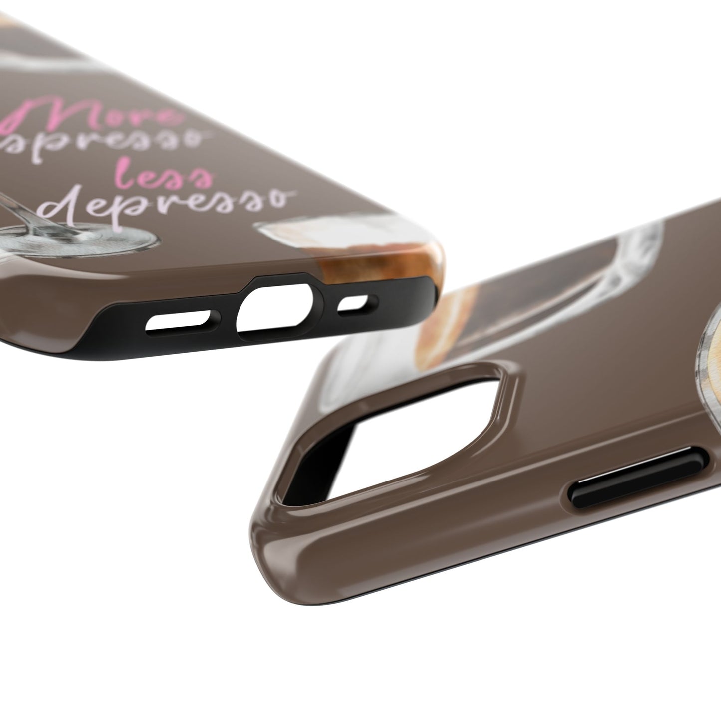 Stylish Coffee Phone Case, Espresso Lovers Gift, Cute Tough Case, Coffee Aesthetic, Phone Accessory for Baristas
