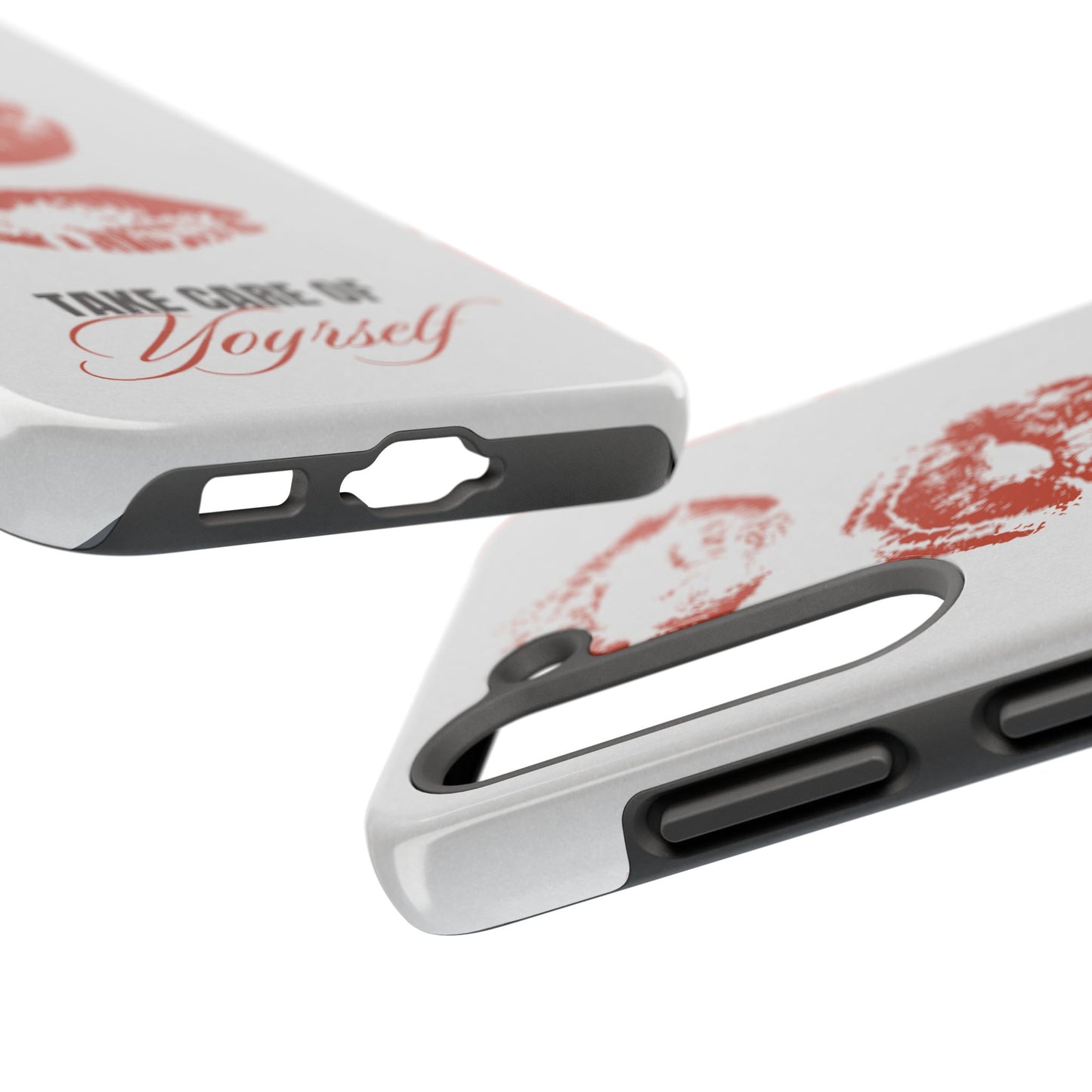 Kiss Print, Chic. Tough Phone Case