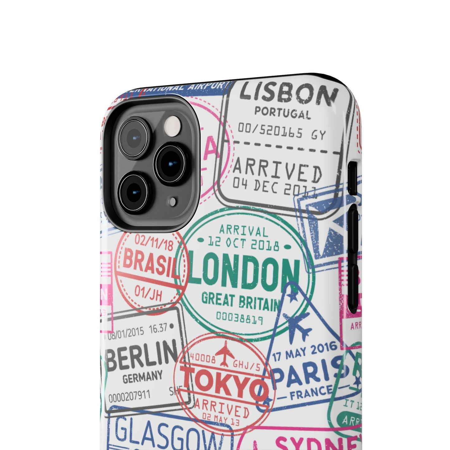 Travel-Inspired, Passport, Travelers, Adventure Stamp, Unique Phone Case
