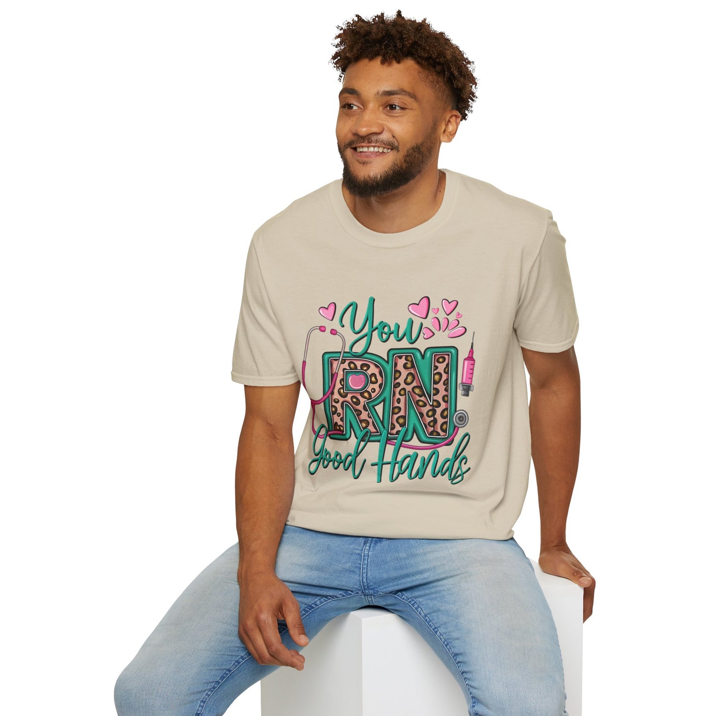"You RN Good Hands" T-Shirt for Nurses