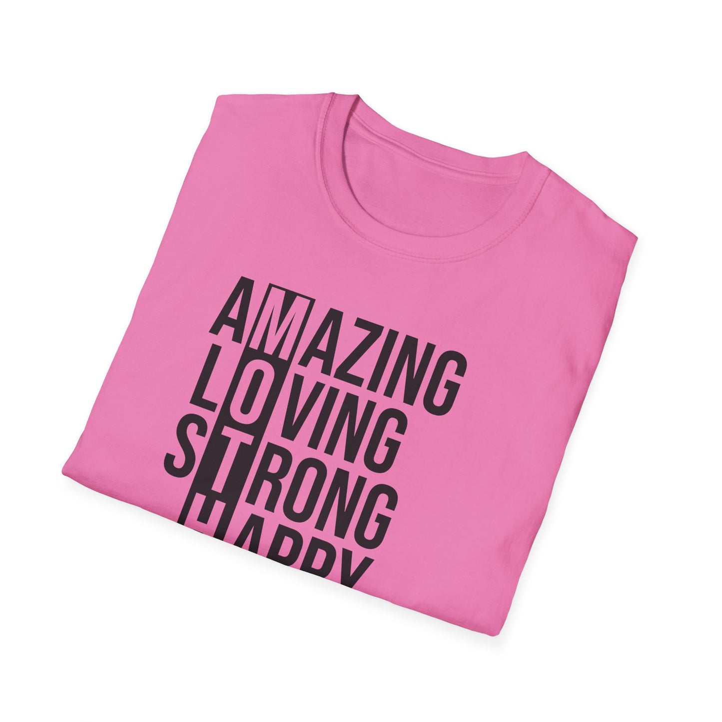 Affirmation T-Shirt - Inspirational Amazing Loving Strong Happy Selfless Graceful-MOTHER