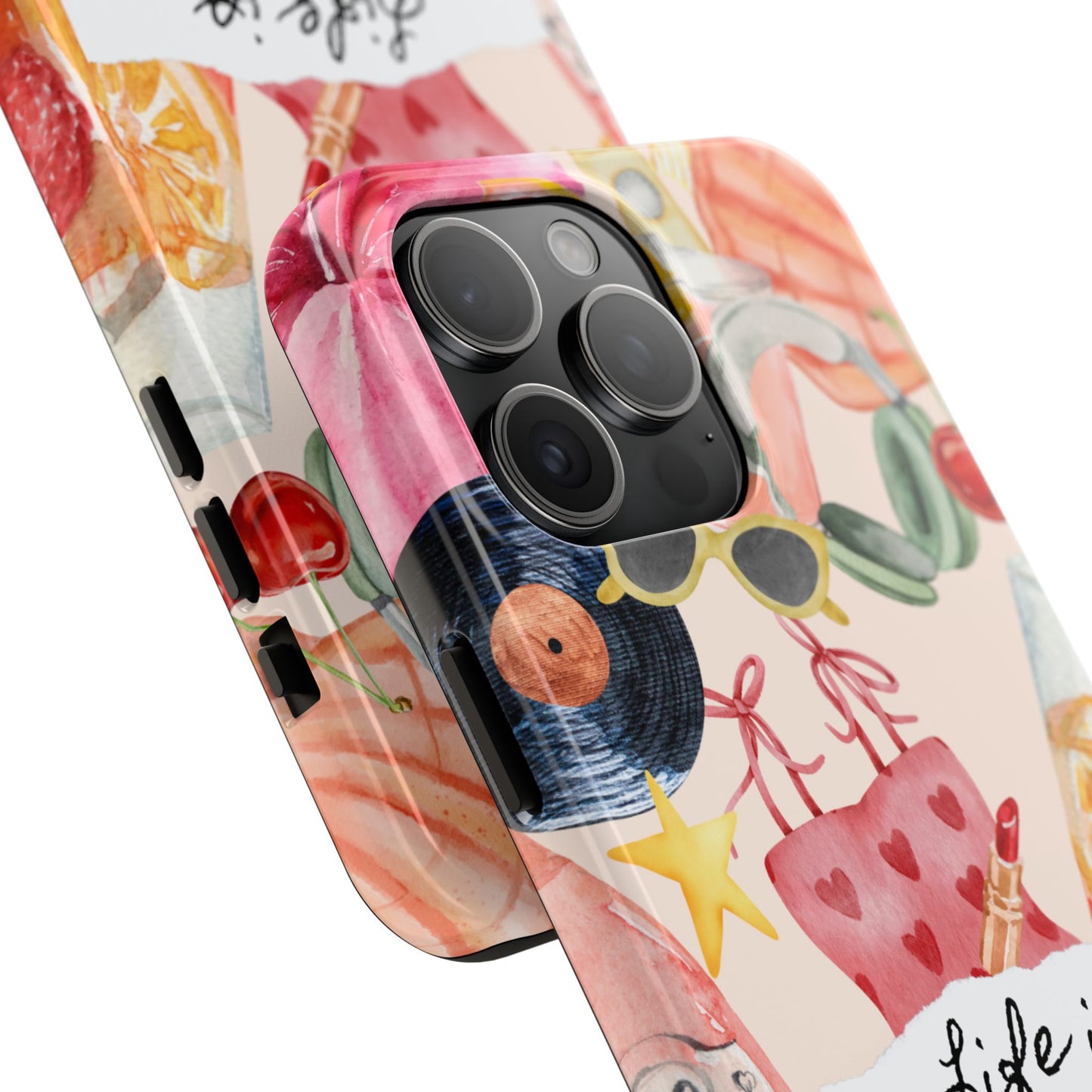 Life is Wonderful, Stylish Phone Cover, Cute Phone Accessory, Gift for Her, Summer Vibe Phone Case