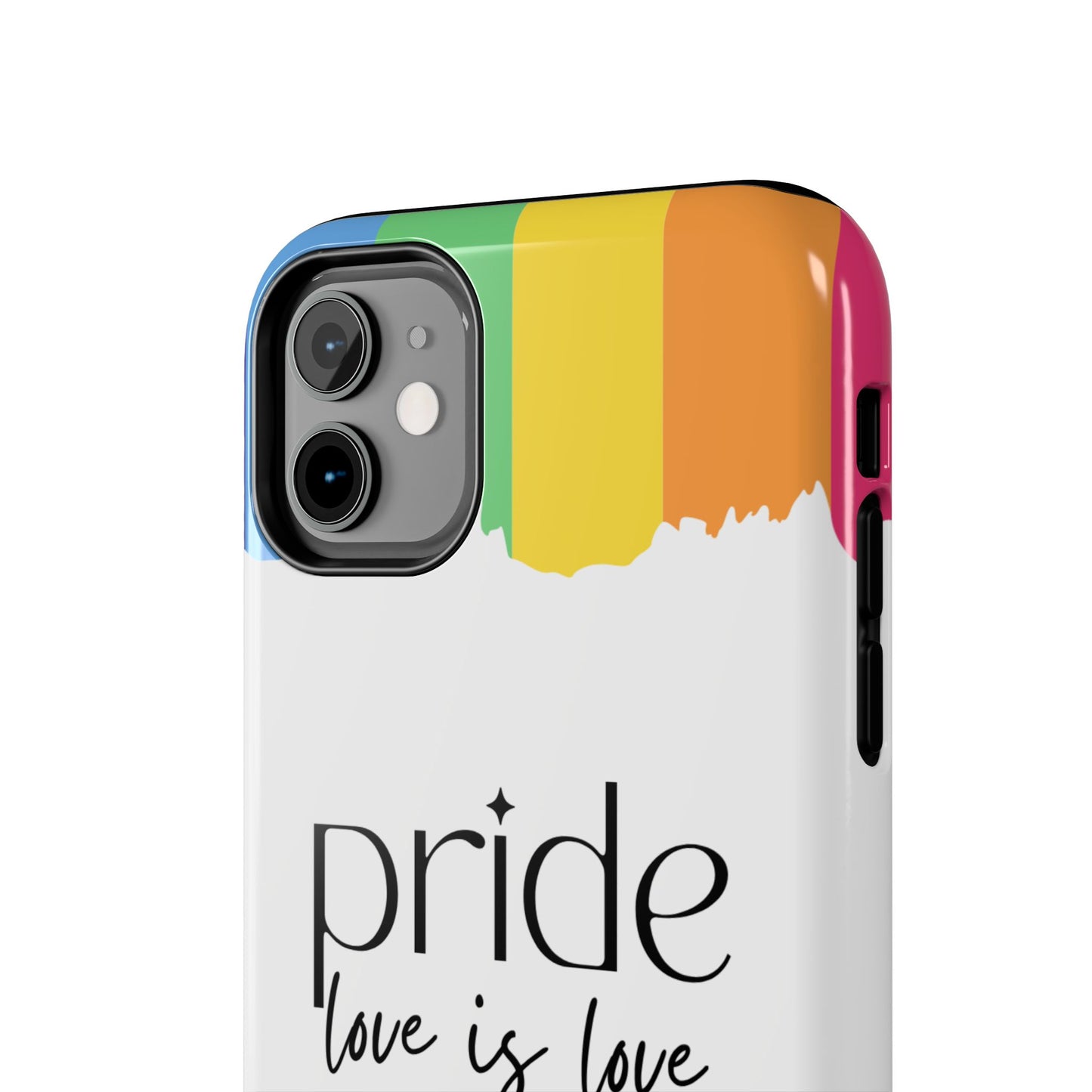 Pride - Love is Love, LGBTQ+, Rainbow Tough Phone Case