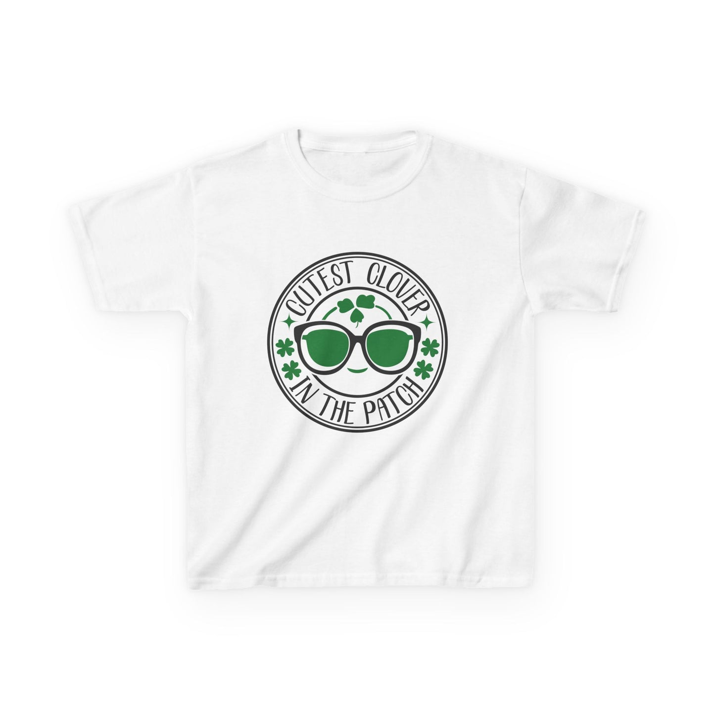Cute Clover Kids Tee - "Cutest Clover in the Patch" St. Patrick's Day Shirt