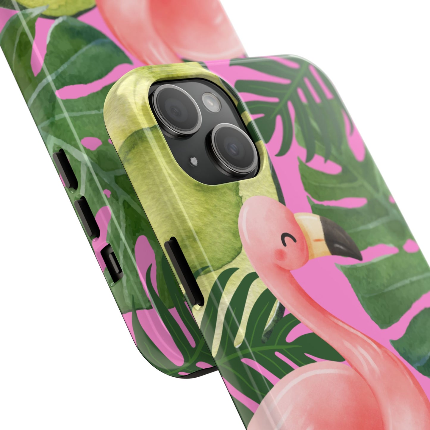 Tropical Flamingo, Cute, Summer Vibes Tough Phone Case