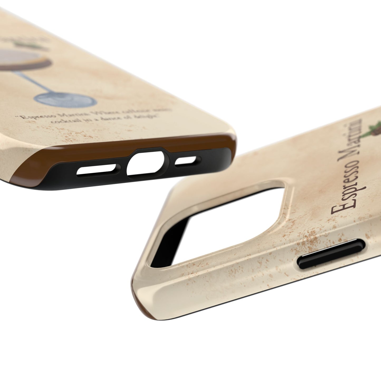 Espresso Martini Tough Phone Cases | Stylish Drink Design | Unique Gift for Cocktail Lovers | Perfect for Any Occasion