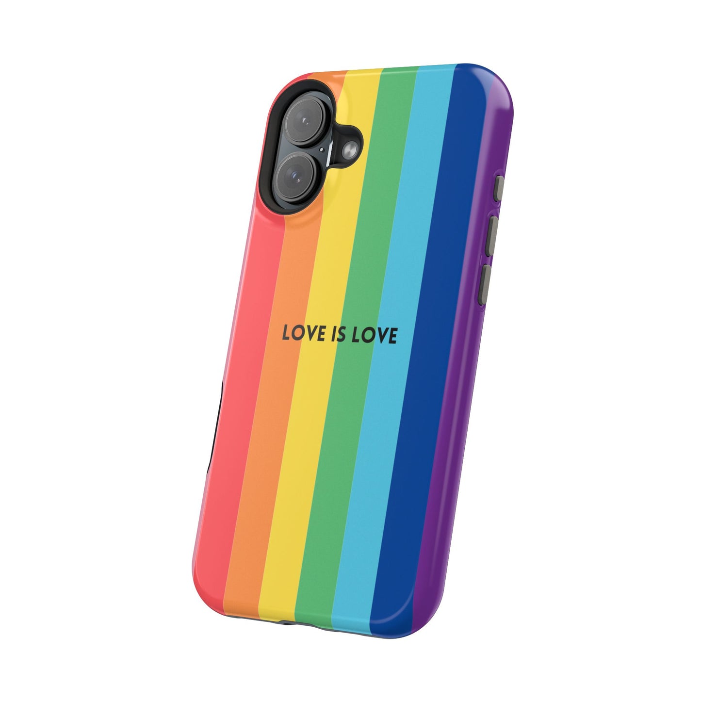 lOVE IS LOVE- Rainbow, LGBTQ+ Pride MAGNETIC Phone Case