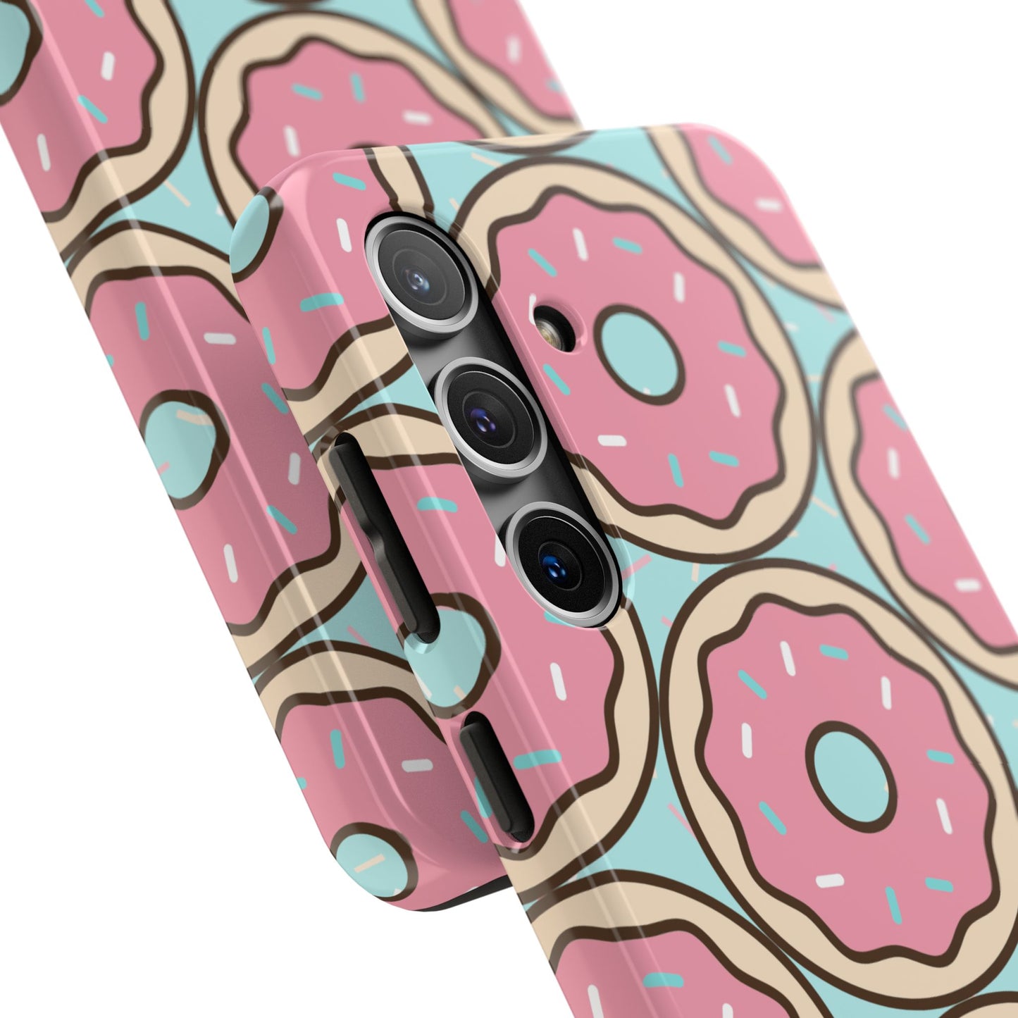 Cute Donut Pattern Tough Phone Case