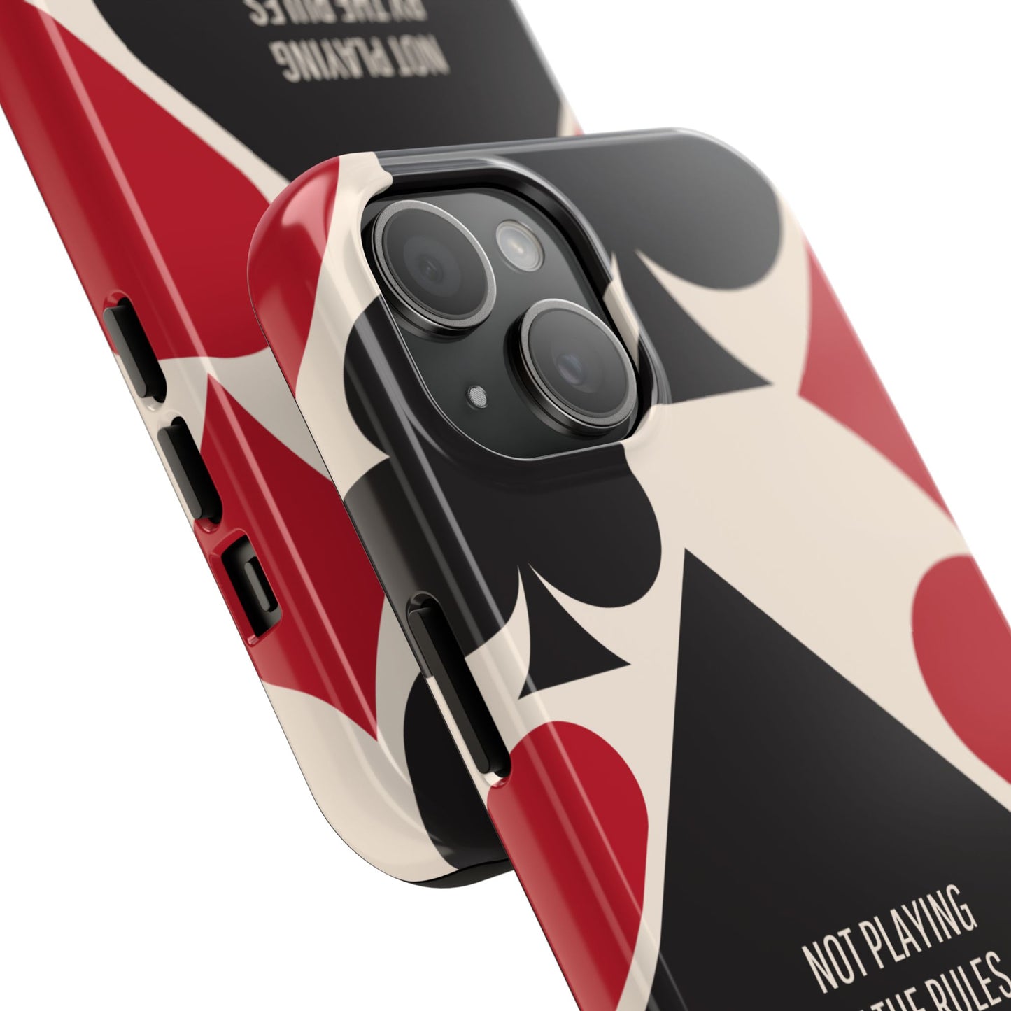 Bold Playing Card Tough Phone Case - Not Playing by the Rules