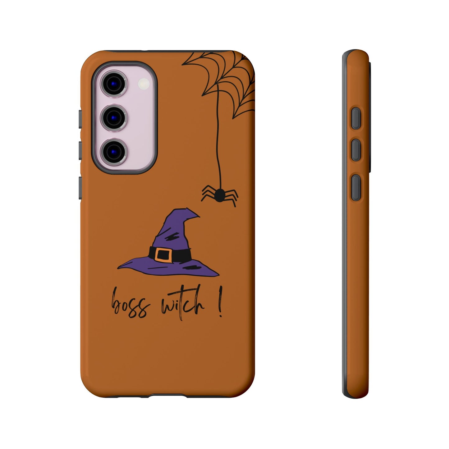 Halloween Phone Case, Boss Witch Phone Cover, Spooky Witch Design, Phone Accessory, Gift for Her, Autumn Decor, Witchy Aesthetic