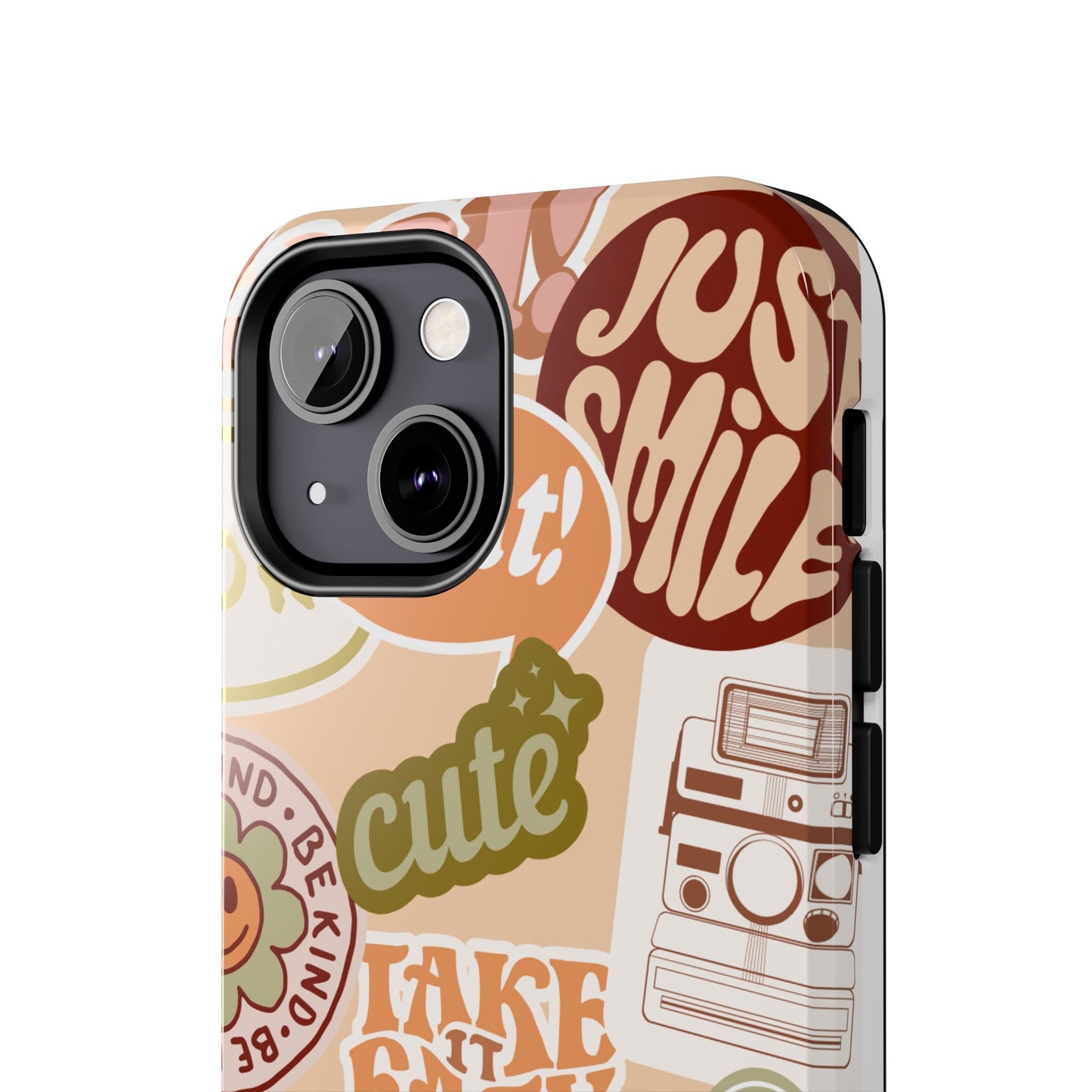 Vibrant, Positive Affirmation Sticker Phone Cases, Cute for Teens, Fun Ideas, Everyday Use