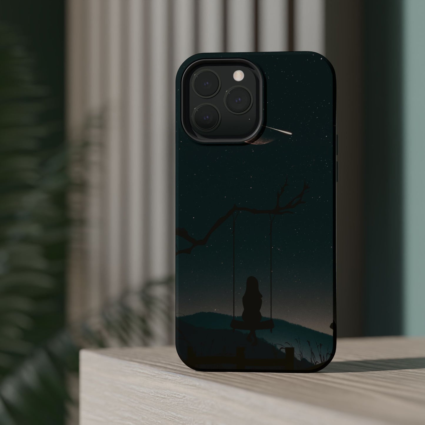 Dreamy Night Sky Tough Magnetic Phone Cases Unique Celestial Design for Iphone