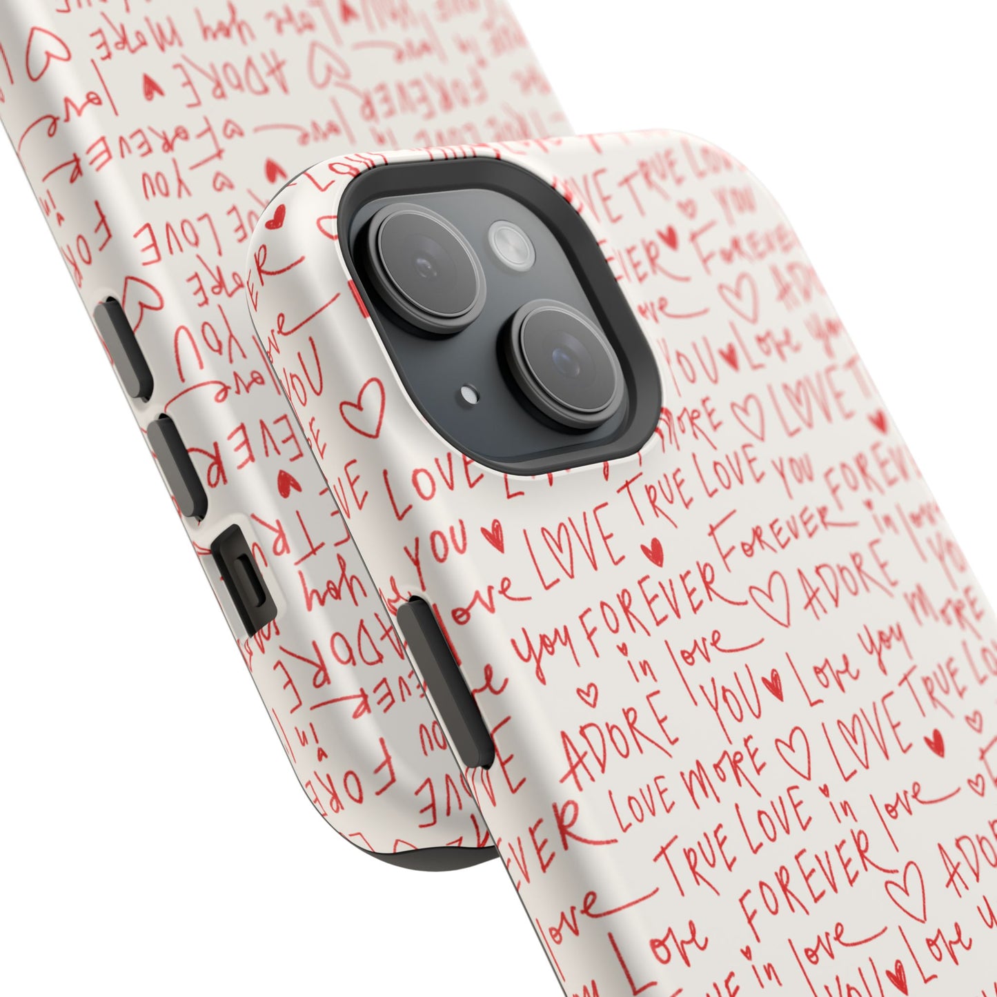Love Hearts MAGNETIC Tough Case for iPhone, Cute Heart Design, Adore You Case, True Love Protection