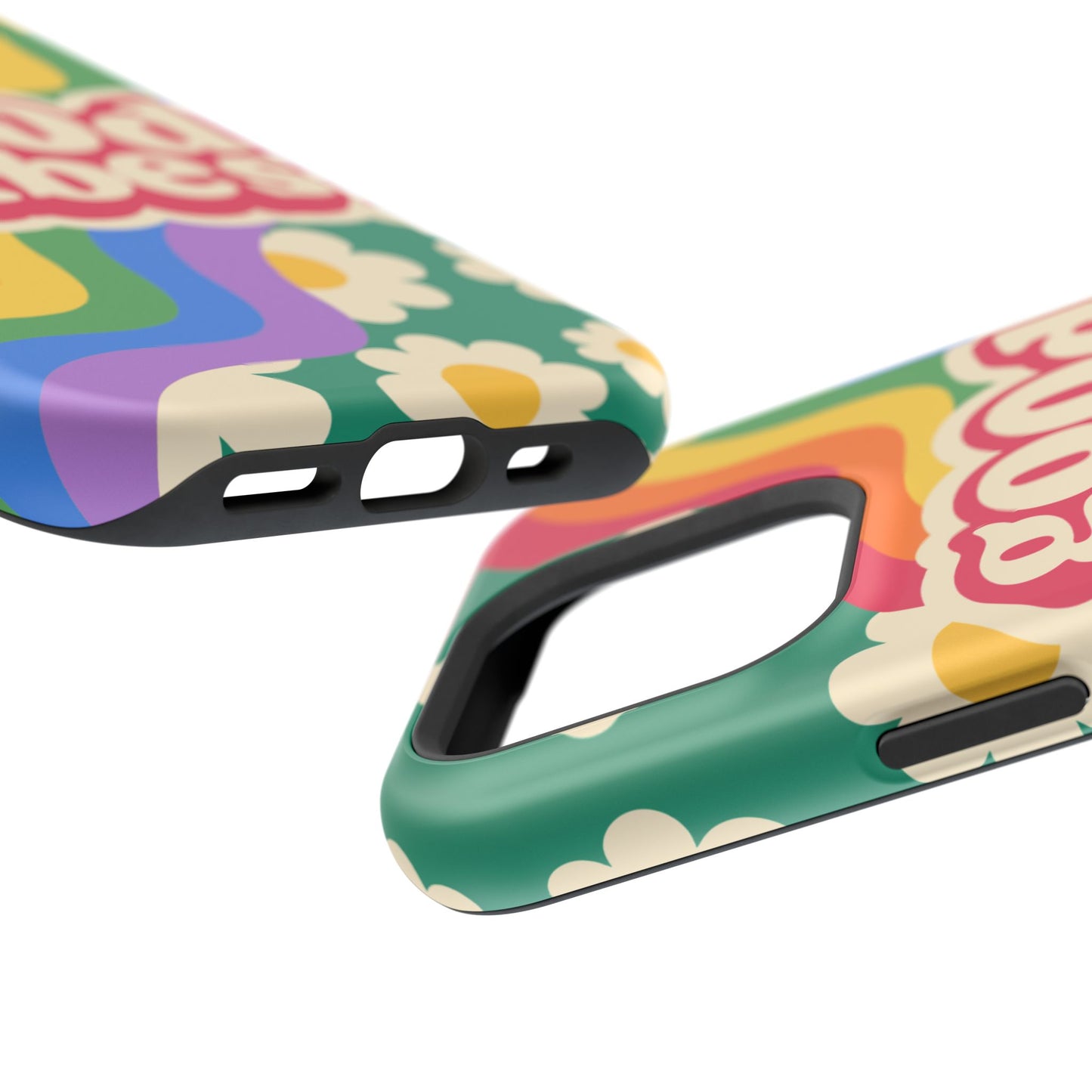 Good Vibes MAGNETIC Tough Phone Cases, Colorful, Cheerful Phone Protection, Gifts for Friends